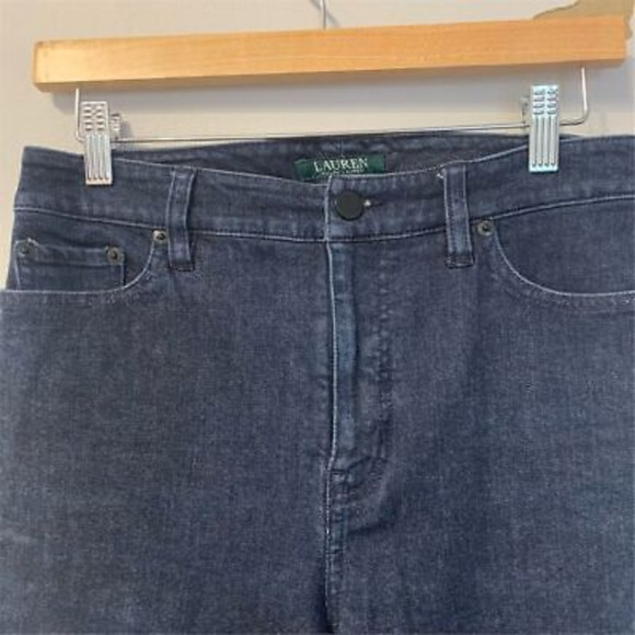 Lauren Ralph Lauren Women's Skinny Jeans Size 4 Blue Dark Wash Denim - Picture 2 of 11